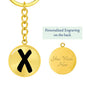 Initial X v1b - Luxury Keychain