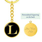 Initial L v2a - Luxury Keychain