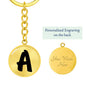 Initial A v1b - Luxury Keychain