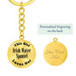 Irish Water Spaniel - Luxury Keychain