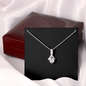Alluring Beauty Necklace With Mahogany Style Luxury Box v2