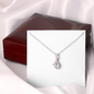 Alluring Beauty Necklace With Mahogany Style Luxury Box