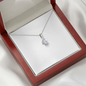 Alluring Beauty Necklace With Mahogany Style Luxury Box