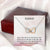 342 - Friendship - Interlocking Hearts Necklace With Mahogany Style Luxury Box