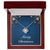 Merry Christmas v01 - Love Knot Necklace With Mahogany Style Luxury Box
