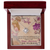 018 Dear Wife, Happy Anniversary - Love Knot Necklace With Mahogany Style Luxury Box