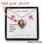 To My Lovely Wife (Valentine's) - Buyer Upload Heart Pendant Luxury Necklace