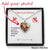 To My Lovely Girlfriend (Valentine's) - Buyer Upload Heart Pendant Luxury Necklace