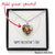 Happy Valentine's Day - Golden Heart - Buyer Upload Heart Pendant Luxury Necklace