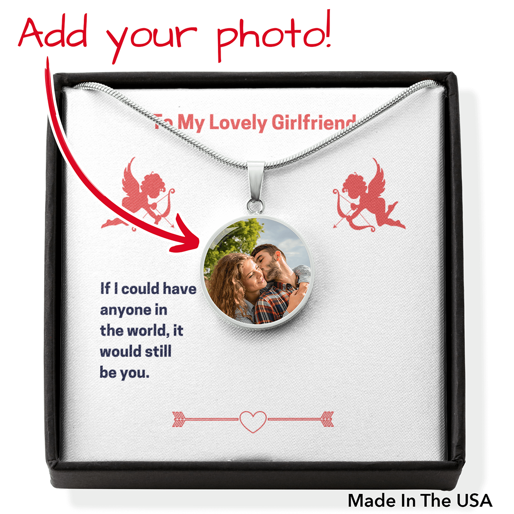To My Lovely Girlfriend (Valentine's) - Buyer Upload Luxury Necklace
