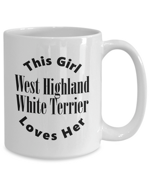 West Highland White Terrier v2c - 15oz Mug