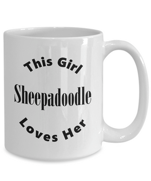 Sheepadoodle v2c - 15oz Mug