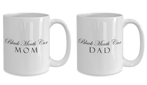 Black Mouth Cur Mom & Dad - Set Of 2 15oz Mugs