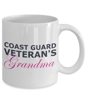 Coast Guard Veteran's Grandma - 11oz Mug - Unique Gifts Store