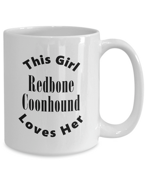 Redbone Coonhound v2c - 15oz Mug