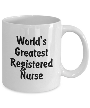 World's Greatest Registered Nurse v2 - 11oz Mug