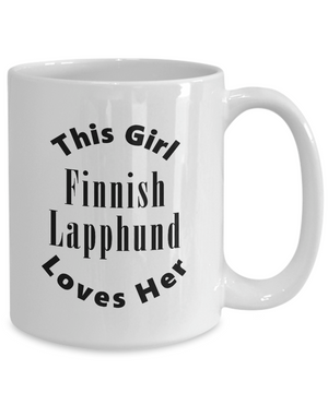 Finnish Lapphund v2c - 15oz Mug