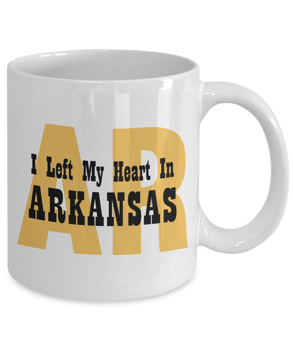 Heart In Arkansas - 11oz Mug - Unique Gifts Store