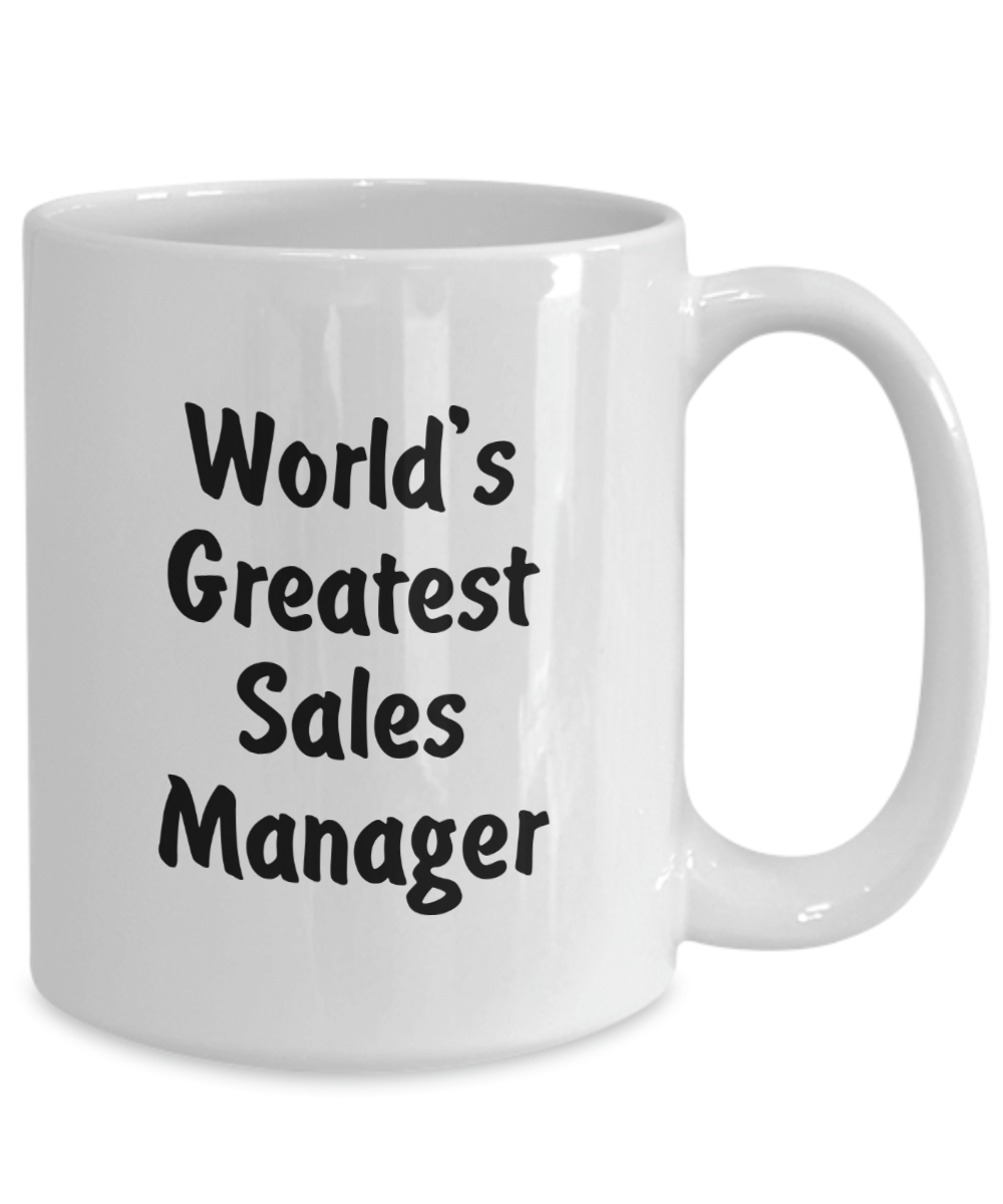 World's Greatest Sales Manager - 15oz Mug