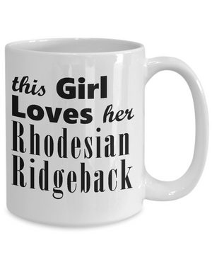 Rhodesian Ridgeback - 15oz Mug