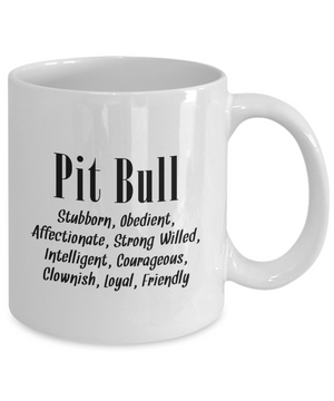 The Pit Bull - 11oz Mug - Unique Gifts Store