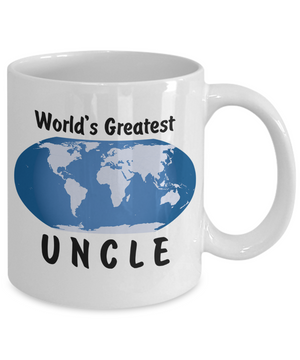 World's Greatest Uncle - 11oz Mug - Unique Gifts Store