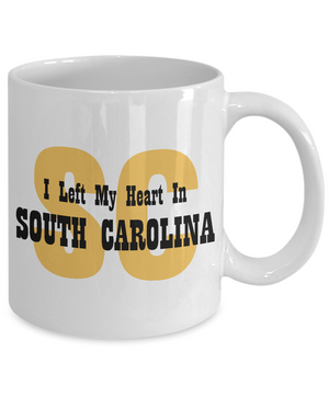 Heart In South Carolina - 11oz Mug