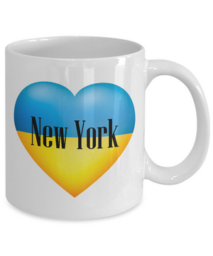 Ukrainian In New York - 11oz Mug - Unique Gifts Store
