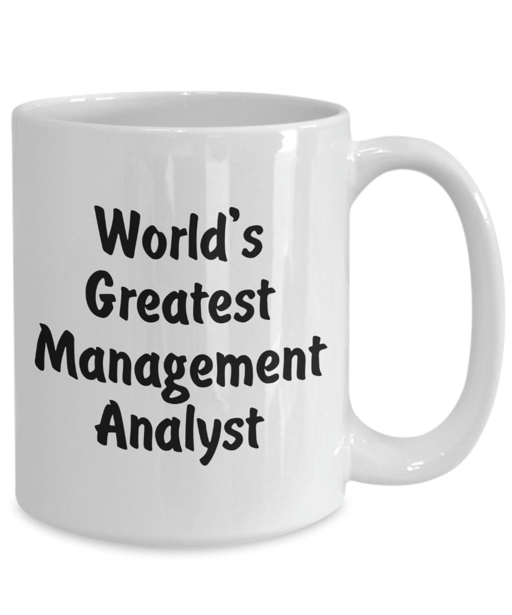 World's Greatest Management Analyst v2 - 15oz Mug