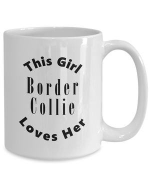 Border Collie v2c - 15oz Mug