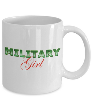 Military Girl - 11oz Mug v2 - Unique Gifts Store