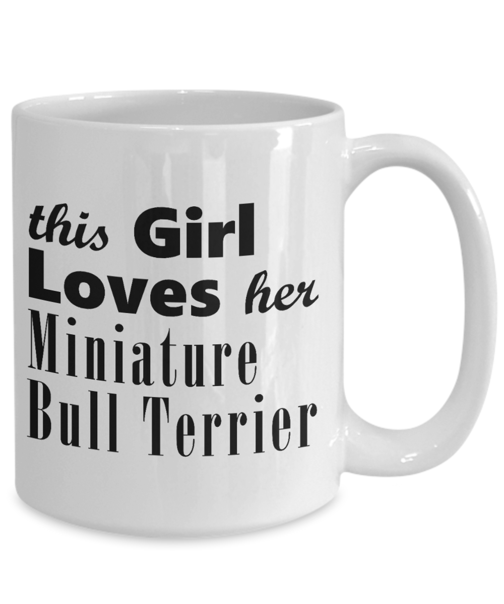 Bull Terrier Dishwasher Safe Microwavable Ceramic Coffee Mug 15 oz