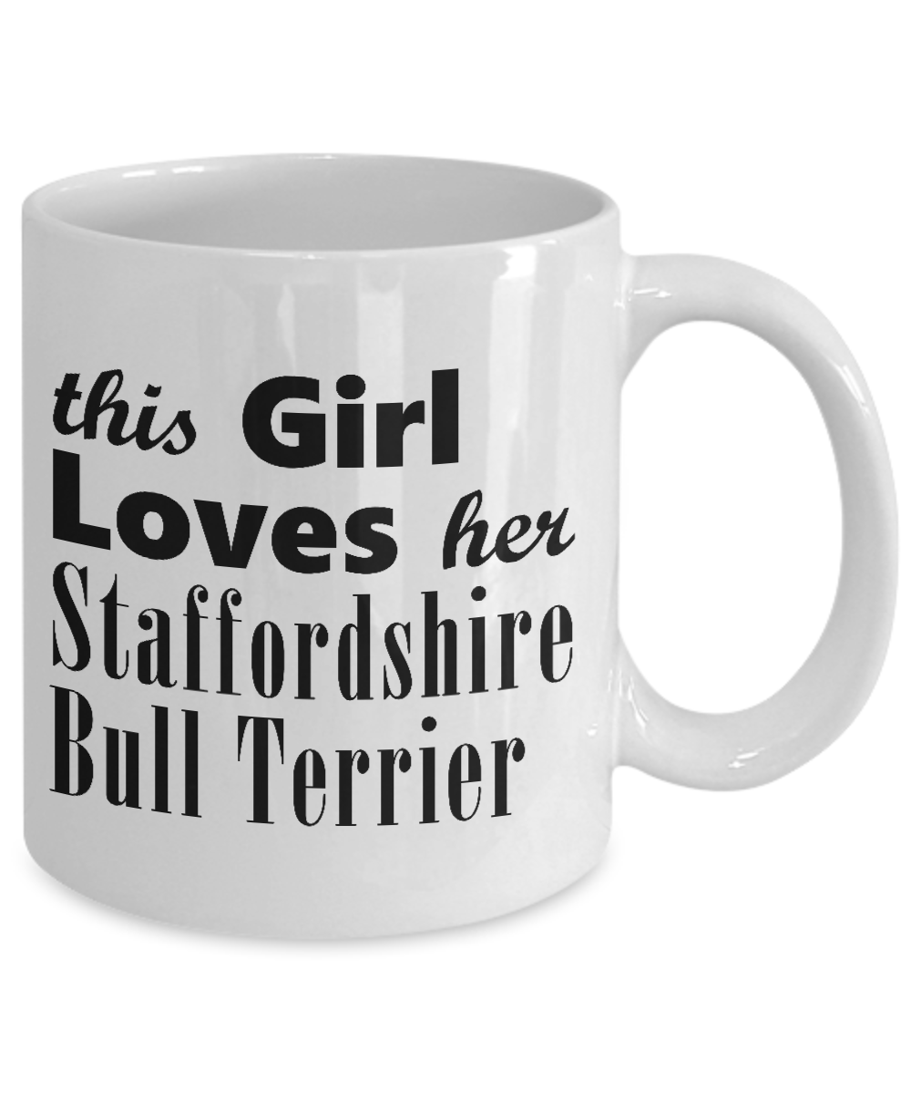 Staffordshire Bull Terrier - 11oz Mug - Unique Gifts Store
