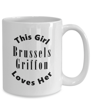 Brussels Griffon v2c - 15oz Mug