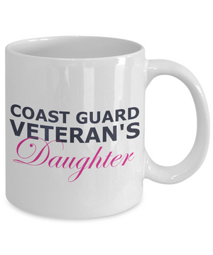 Coast Guard Veteran's Daughter - 11oz Mug - Unique Gifts Store