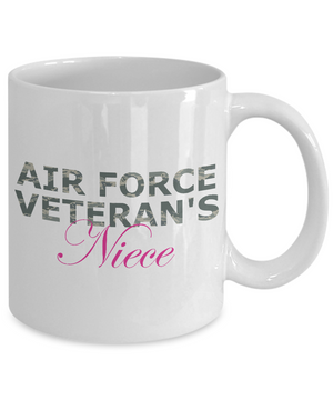Air Force Veteran's Niece - 11oz Mug - Unique Gifts Store