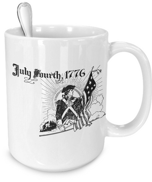 July Fourth 1776 - 15oz Mug - Unique Gifts Store