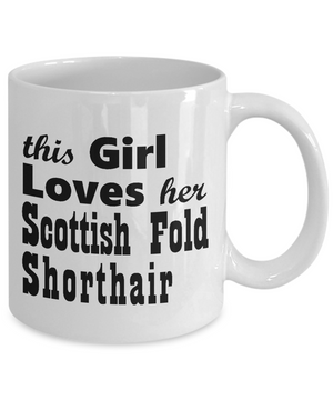 Scottish Fold Shorthair - 11oz Mug - Unique Gifts Store