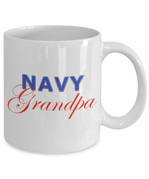Navy Grandpa - 11oz Mug - Unique Gifts Store