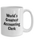 World's Greatest Accounting Clerk v2 - 15oz Mug