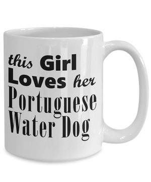 Portuguese Water Dog - 15oz Mug