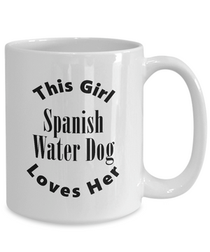 Spanish Water Dog v2c - 15oz Mug