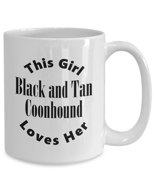 Black and Tan Coonhound v2c - 15oz Mug