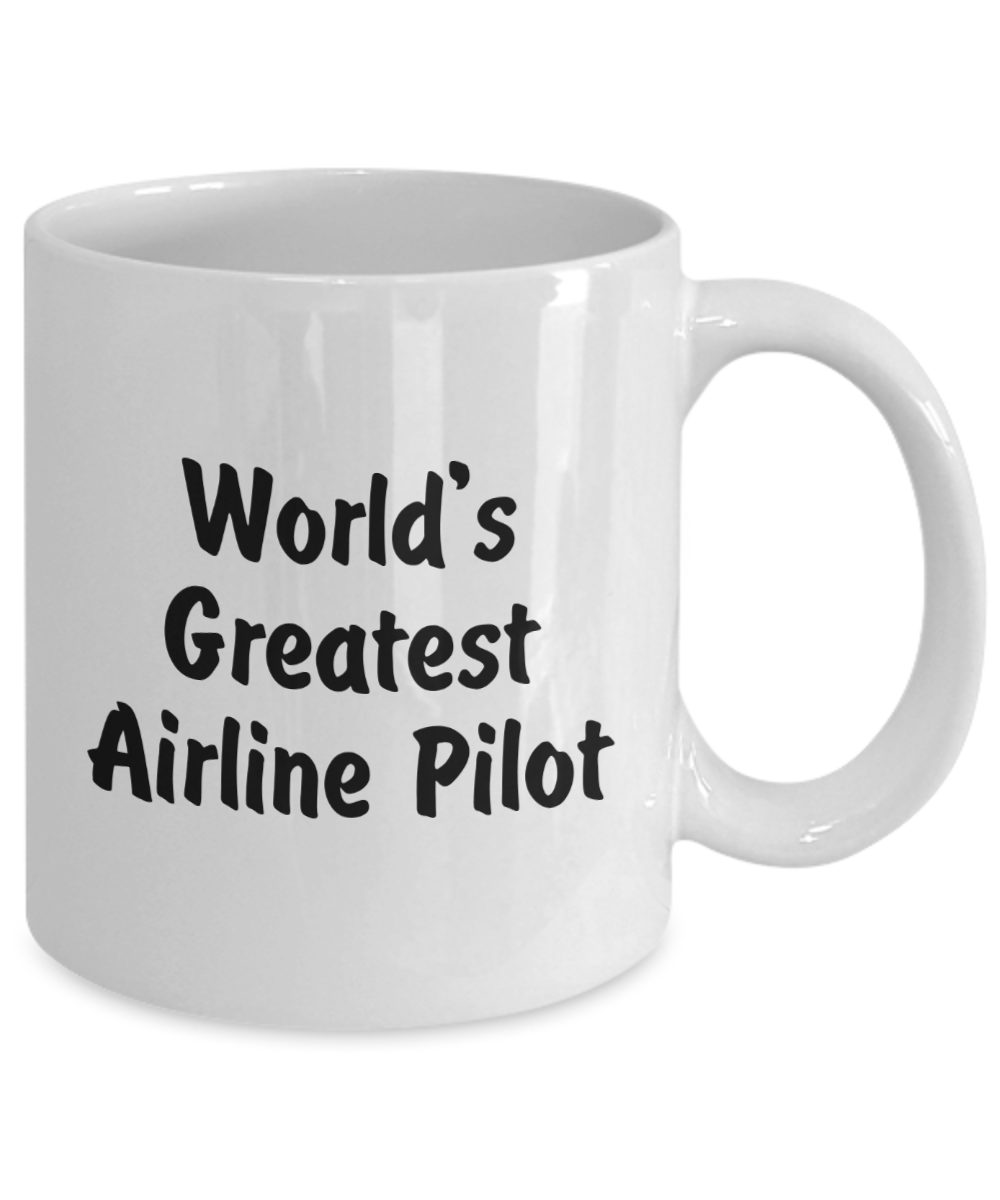 World's Greatest Airline Pilot - 11oz Mug