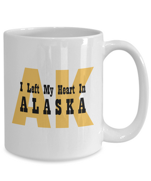 Heart In Alaska - 15oz Mug