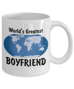 World's Greatest Boyfriend - 11oz Mug - Unique Gifts Store
