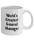 World's Greatest General Manager v2 - 11oz Mug