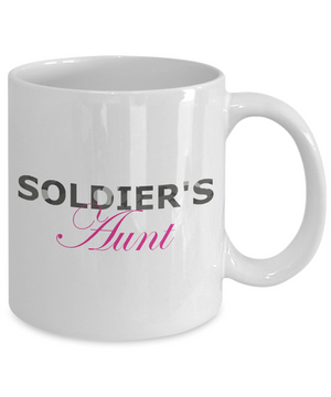 Soldier's Aunt - 11oz Mug - Unique Gifts Store