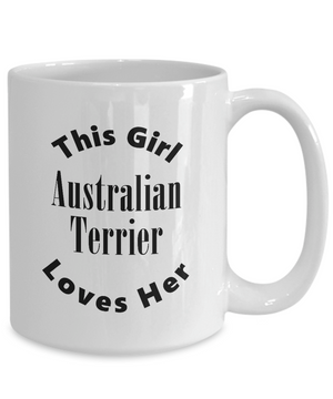 Australian Terrier v2c - 15oz Mug