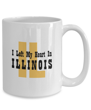 Heart In Illinois - 15oz Mug